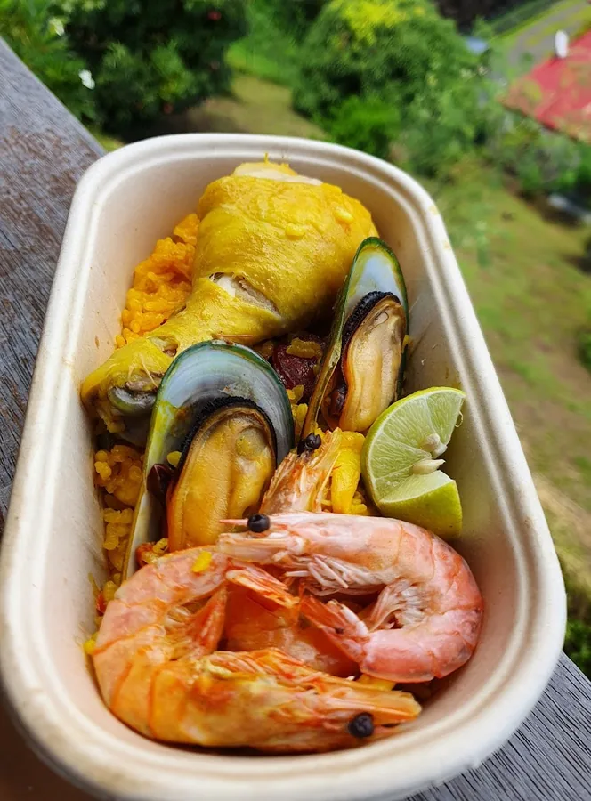 La Fourchette Tahiti, plat à partager
